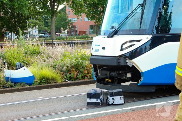 Grote inzet hulpdiensten bij ongeval met tram en fiets