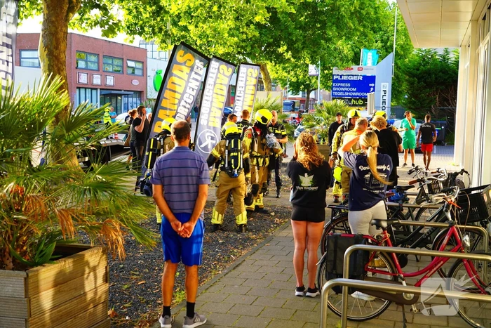 Brand in sauna van sportschool
