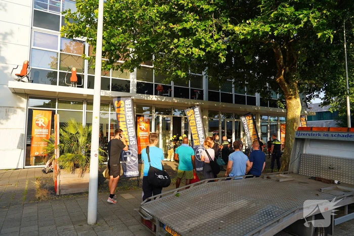 Brand in sauna van sportschool