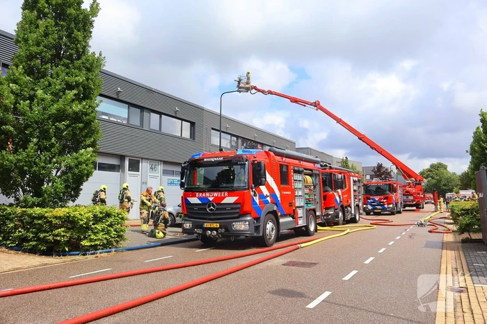 brand industrieweg voorschoten