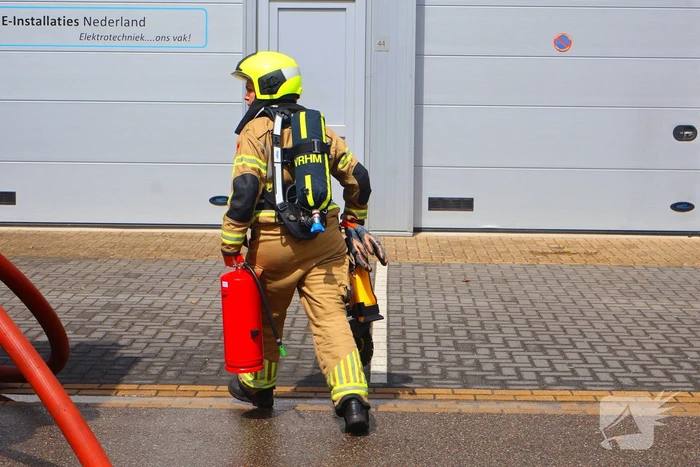 Grote brand in bedrijfsverzamelgebouw