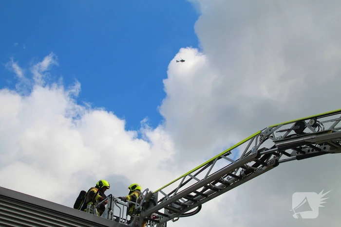 Grote brand in bedrijfsverzamelgebouw