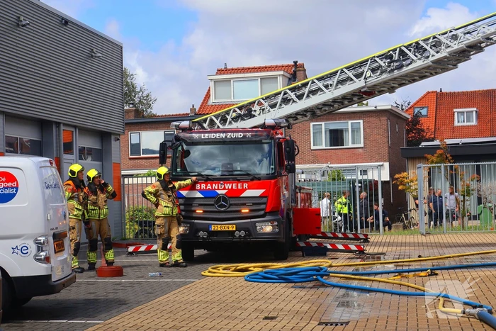 Grote brand in bedrijfsverzamelgebouw