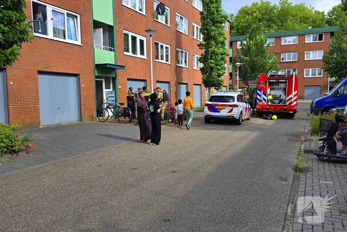Woningbrand door vergeten pan op het vuur