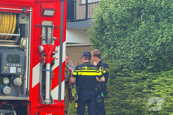 Brandweer ventileert schuren na melding