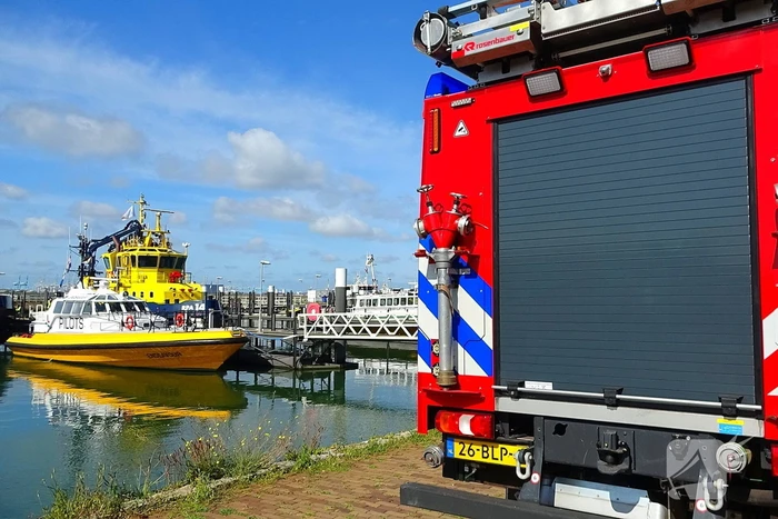 Generatorbrand op patrouillevaartuig