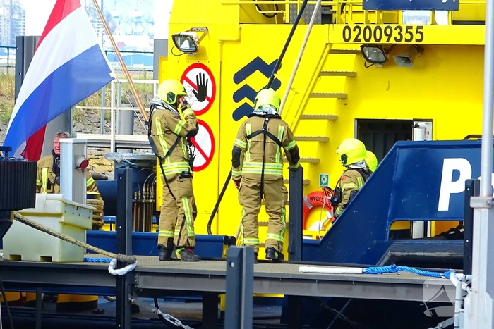 Generatorbrand op patrouillevaartuig