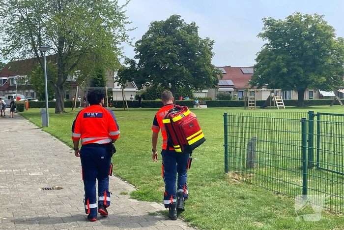 Traumahelikopter landt in woonwijk
