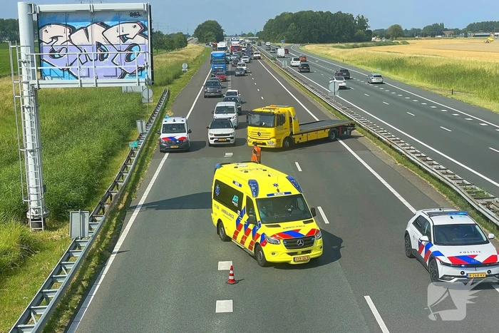 Motorrijder gewond bij ongeval
