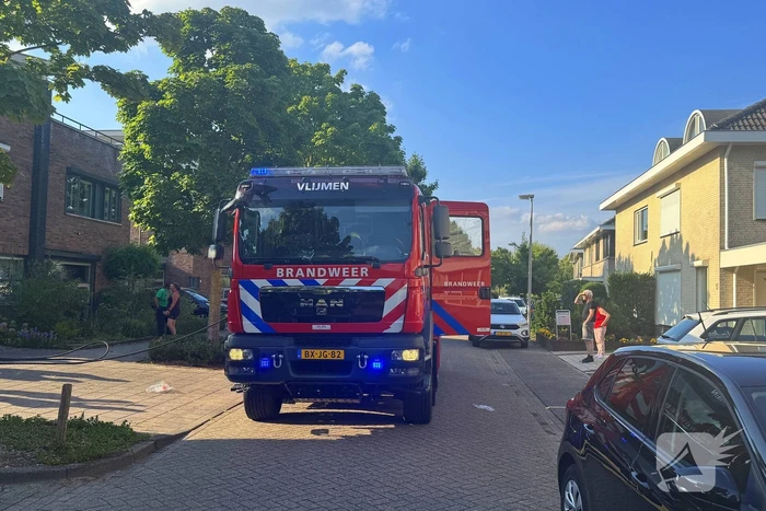Woningbrand in de vooravond