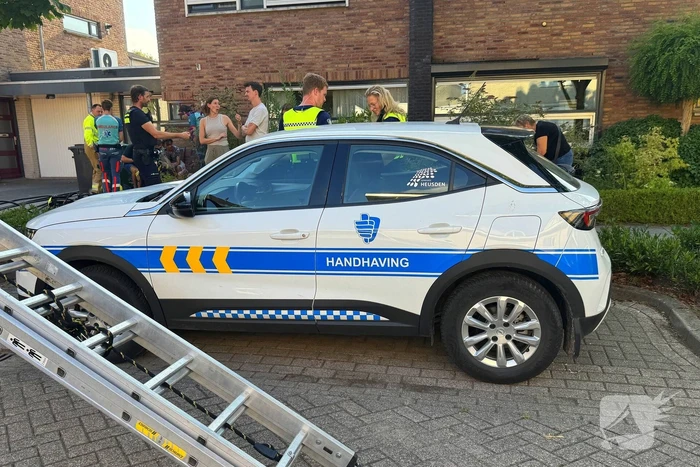 Woningbrand in de vooravond