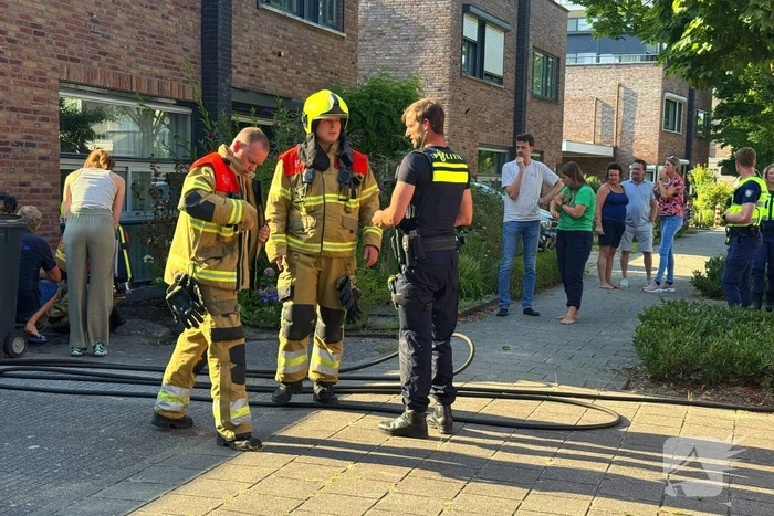 Woningbrand in de vooravond