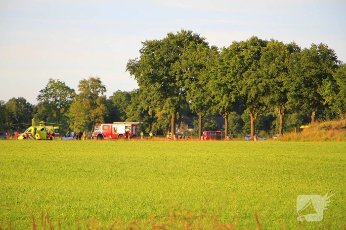 Traumateam ingezet bij ongeval met motorrijder