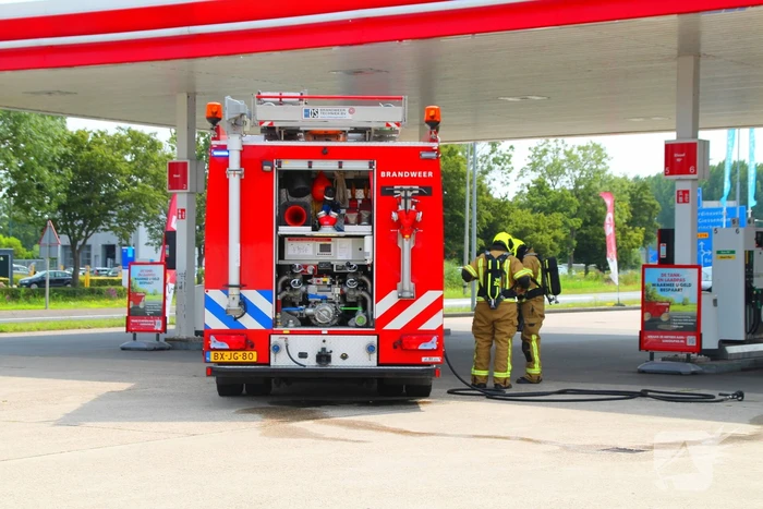 LPG-lekkage bij tankstation