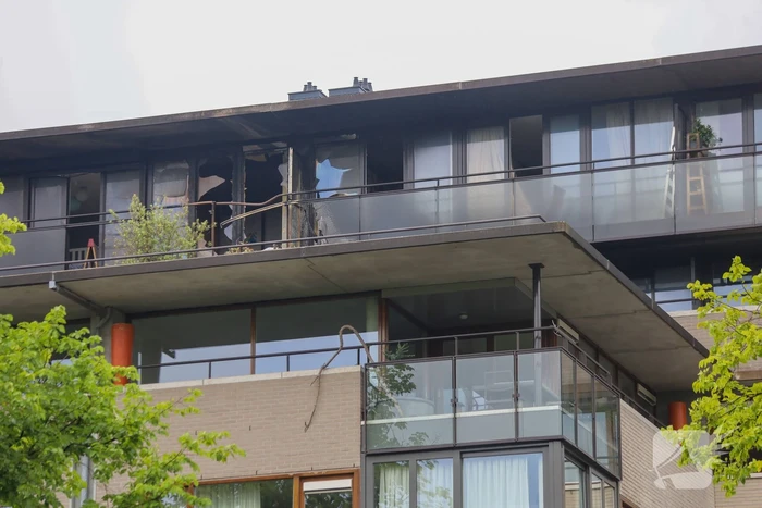 Grote brand in appartementencomplex levert rookoverlast op