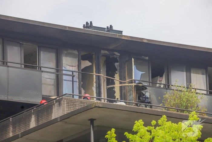 Grote brand in appartementencomplex levert rookoverlast op