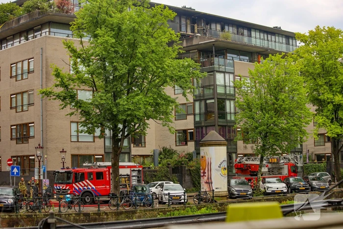 Grote brand in appartementencomplex levert rookoverlast op