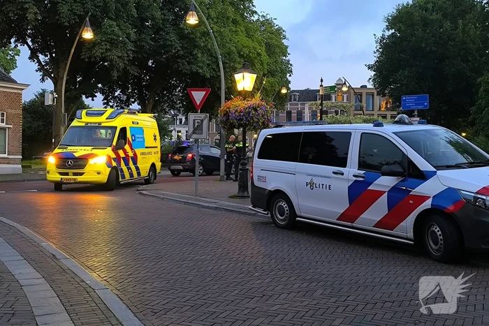 Fietser komt ten val na duw van voetganger