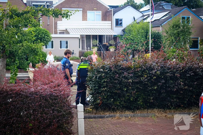 Hert gered uit de Rijn na sprongetje te water