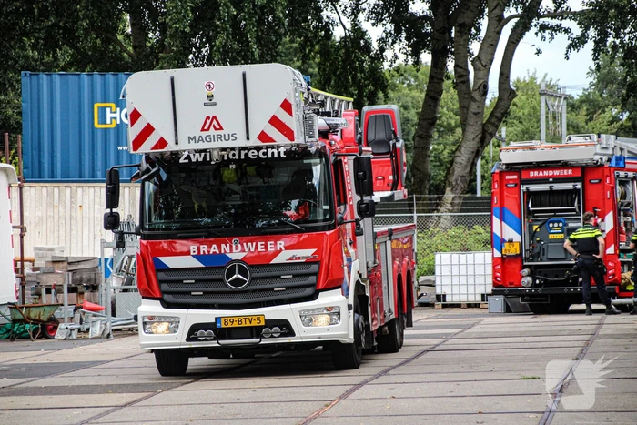 Geen gewonden bij brand in industrie