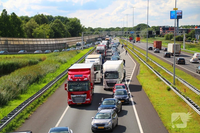Snelweg dicht na fors ongeval
