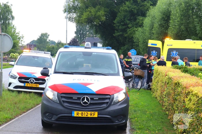 Scooterrijdster gewond bij aanrijding