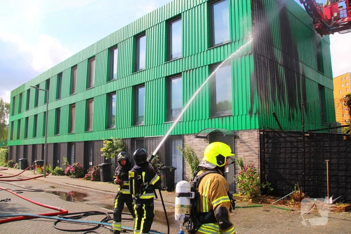 Snelle opschaling voor woningbrand