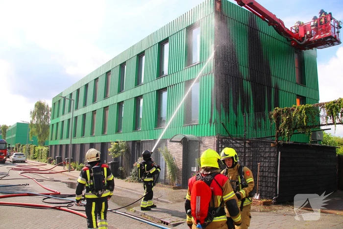 Snelle opschaling voor woningbrand