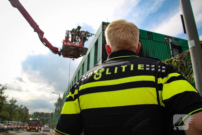 Snelle opschaling voor woningbrand