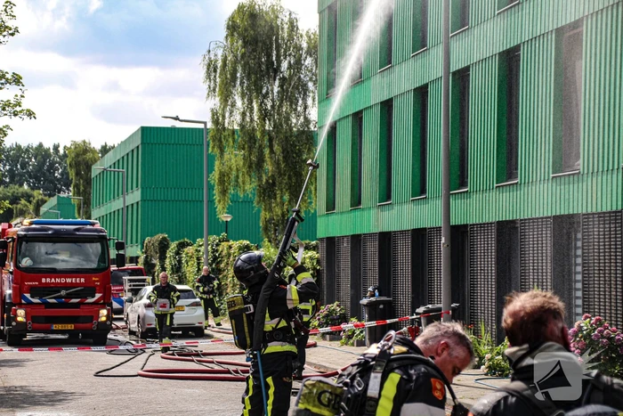 Snelle opschaling voor woningbrand