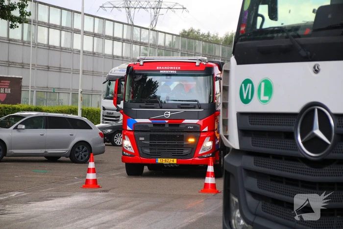 Tankbreuk vrachtwagen veroorzaakt lekkage