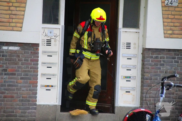 Woningbrand snel geblust