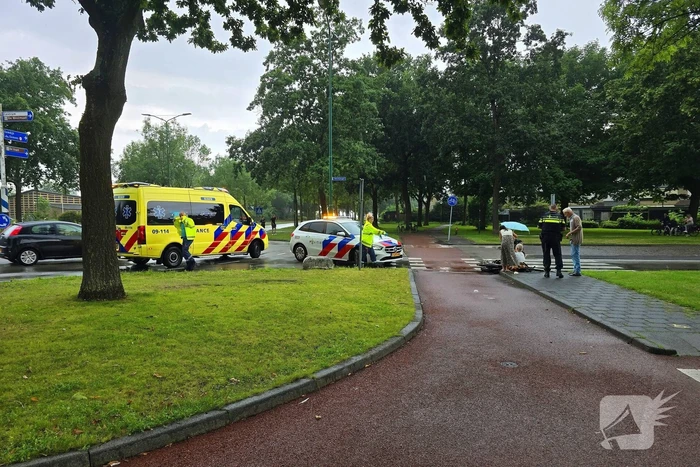 Fietser gewond bij aanrijding met auto