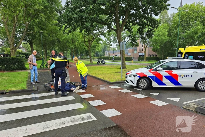 Fietser gewond bij aanrijding met auto
