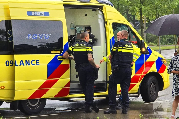 Fietser gewond bij aanrijding met auto