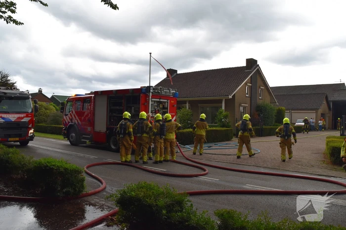 Brand overslag in schuur voorkomen