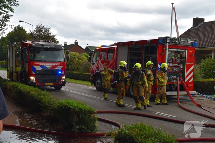 Brand overslag in schuur voorkomen