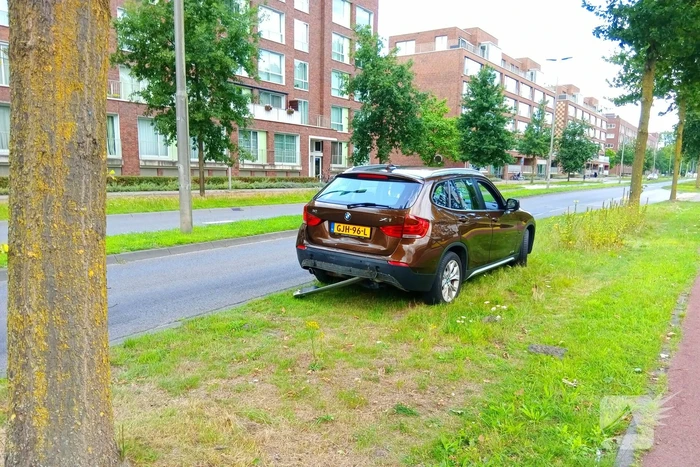 Kop-staartbotsing in de middag