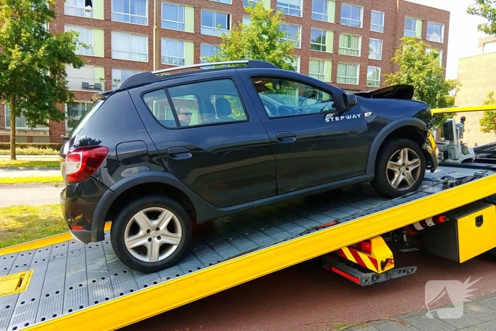 Kop-staartbotsing in de middag