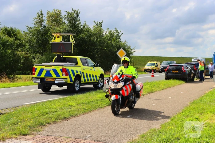 Kop-staartbotsing zonder slachtoffers