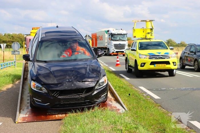 Kop-staartbotsing zonder slachtoffers