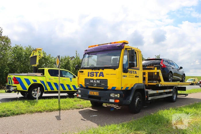 Kop-staartbotsing zonder slachtoffers