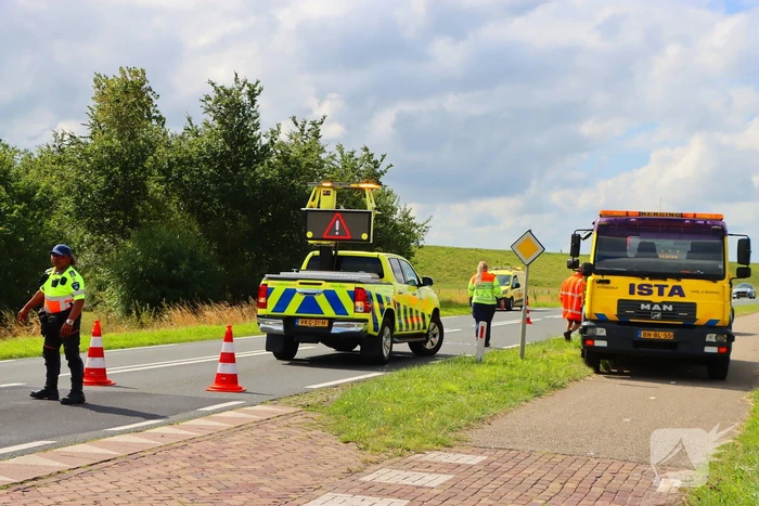 Kop-staartbotsing zonder slachtoffers