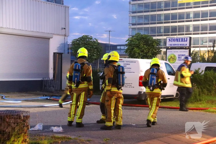 Brand veroorzaakt rookontwikkeling