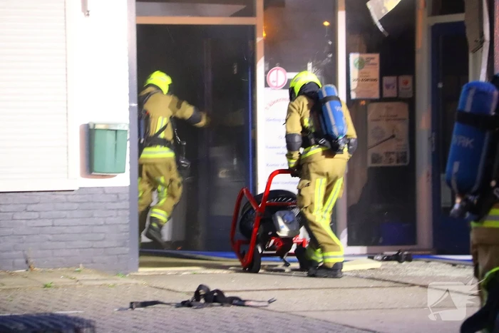 Brand veroorzaakt rookontwikkeling