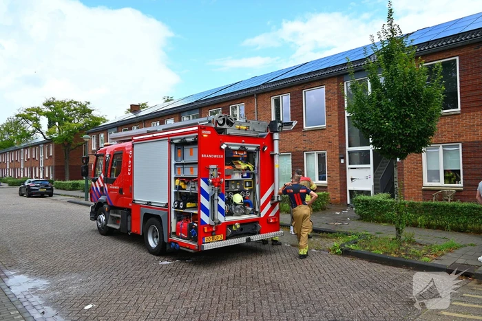 Brand in brievenbus portiekflat