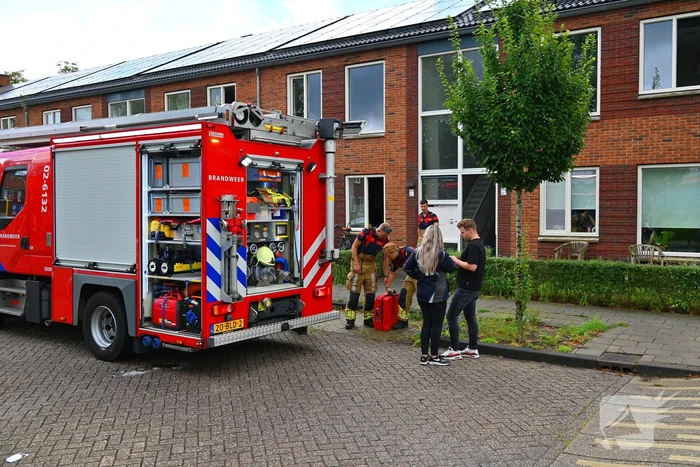Brand in brievenbus portiekflat