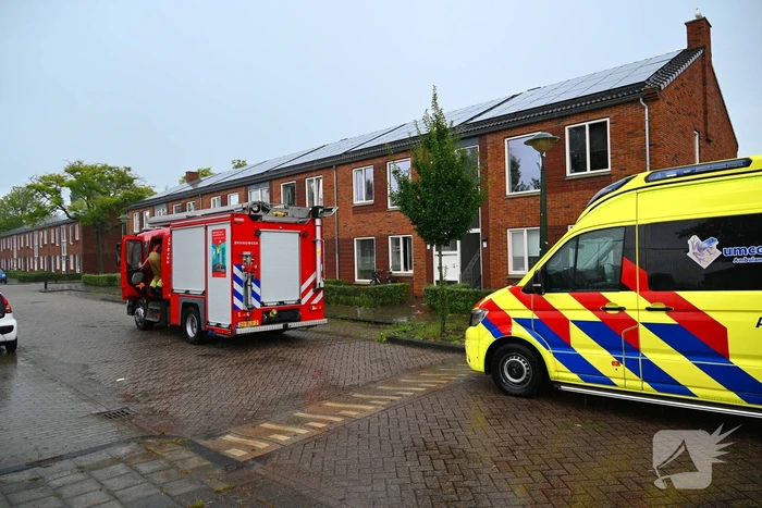 Brand in brievenbus portiekflat