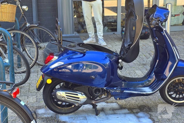 scooter brandt voor bouwmarkt