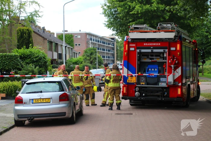 Graafmachine veroorzaakt gaslek